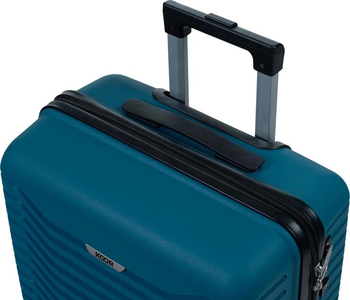 Actual product image Koor Reisekofferset Manila 3-teilig, Petrol, Kofferart (40 l)