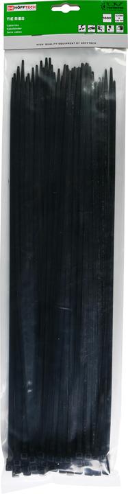 Actual product image ProPlus Cable ties 4.8 x 430 mm 100 pieces black (Plastic cable ties, 430 mm, 100 pcs.)