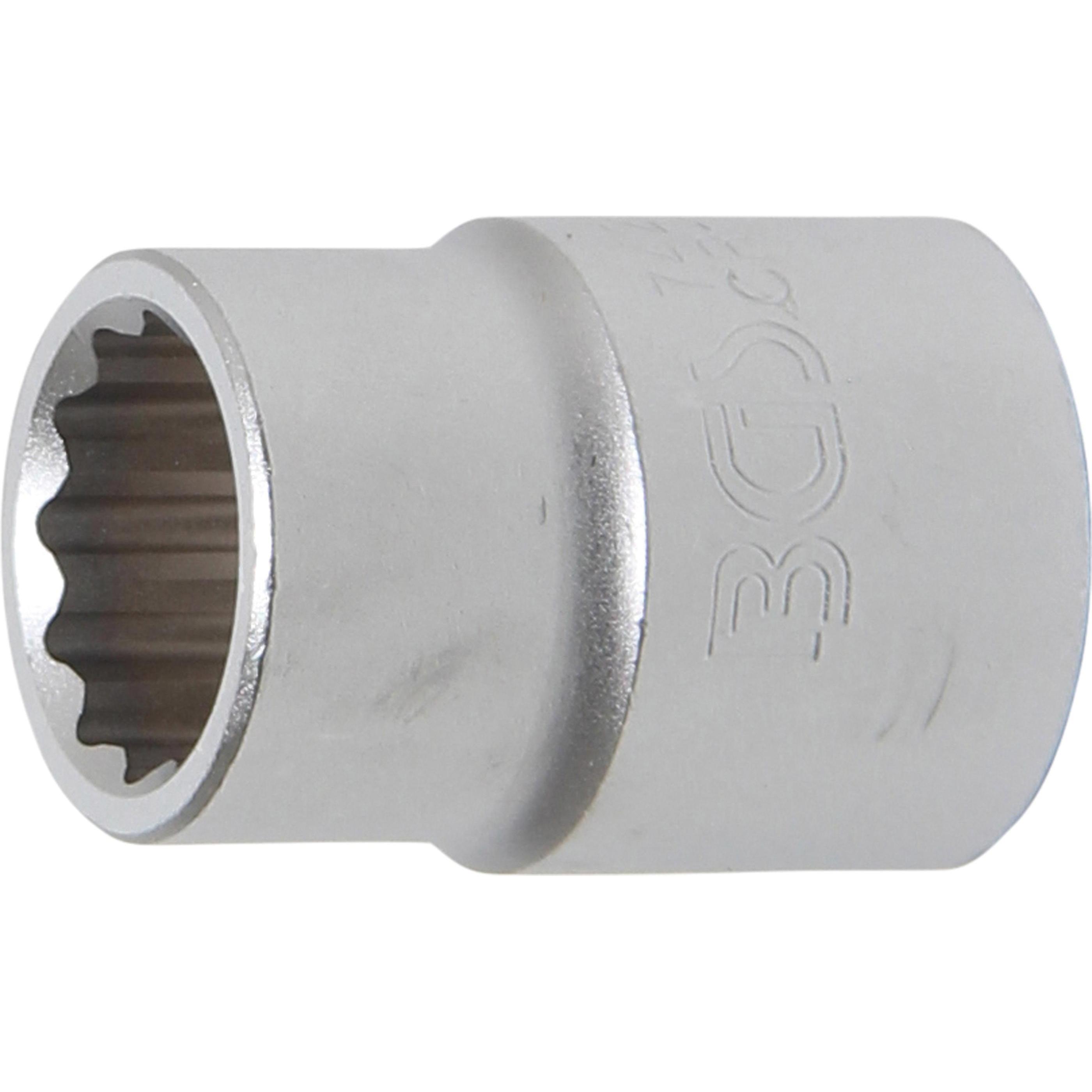 BGS, Steckschlüssel + Stecknuss, Steckschlüssel-Einsatz Zwölfkant Antrieb Innenvierkant 20 mm (3/4") SW 22 mm (22 mm)
