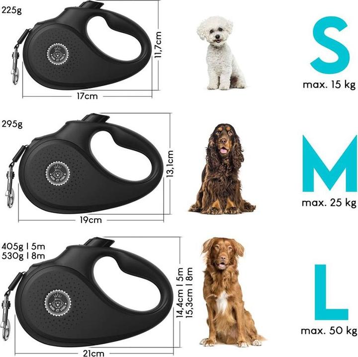 Actual product image Hund ist König Furling line L 5m (L, Dog, Walks)
