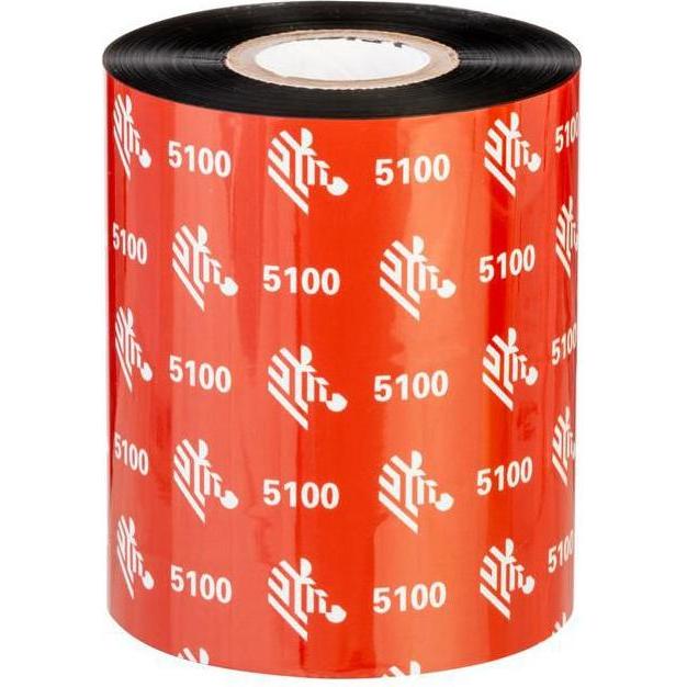 Thumbnail - Zebra, Beschriftungsband, RIBBON 5100 RESIN 110MM BOX (11 cm, Schwarz)