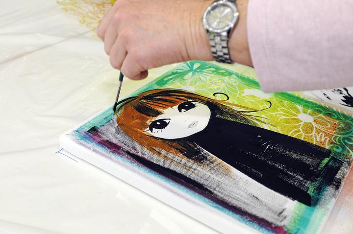 Produktbild Marabu Mixed Media Art Crayon Aquarell-Wachsmalstift 4er Set