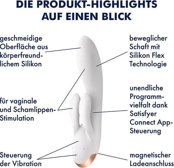 Produktbild Satisfyer Double Flex Rabbit Vibrator