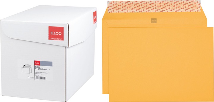 Produktbild Elco Briefumschläge Office Gelb Bank in Bürogrosspackung (C5, 500 x)