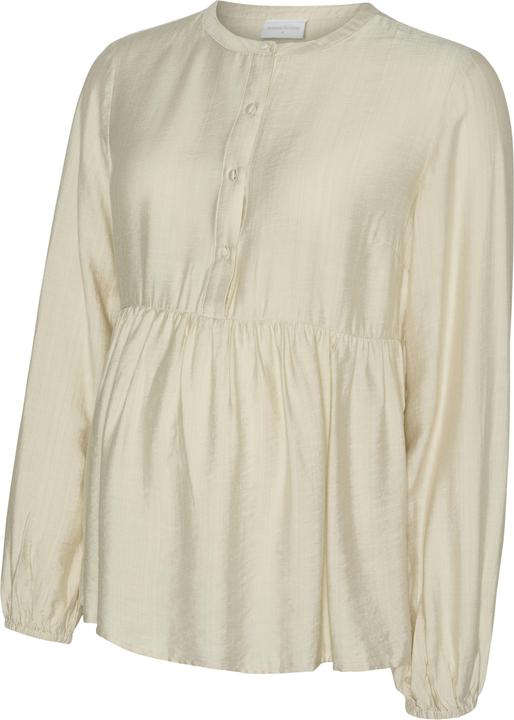 Actual product image Mamalicious Regular fit Mandarin collar Elasticated cuffs Balloon sleeves Top Blouse (XS)