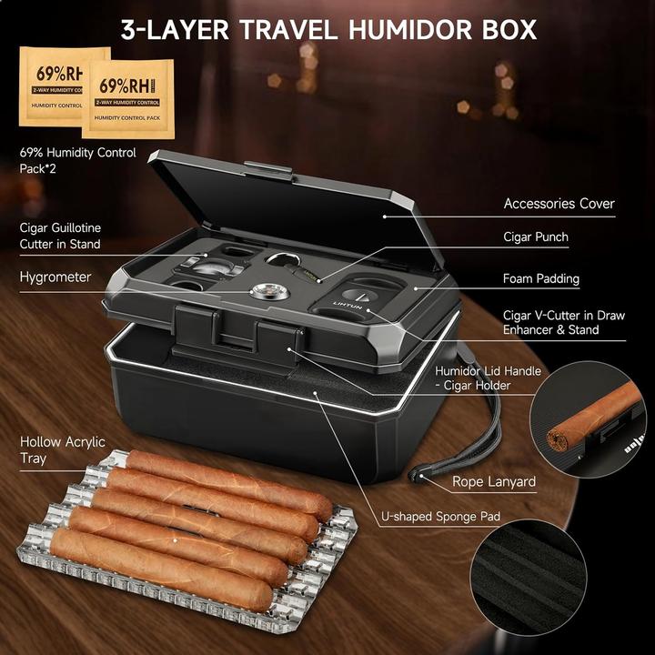 Image du produit Lihtun Reise-Humidorbox (10)