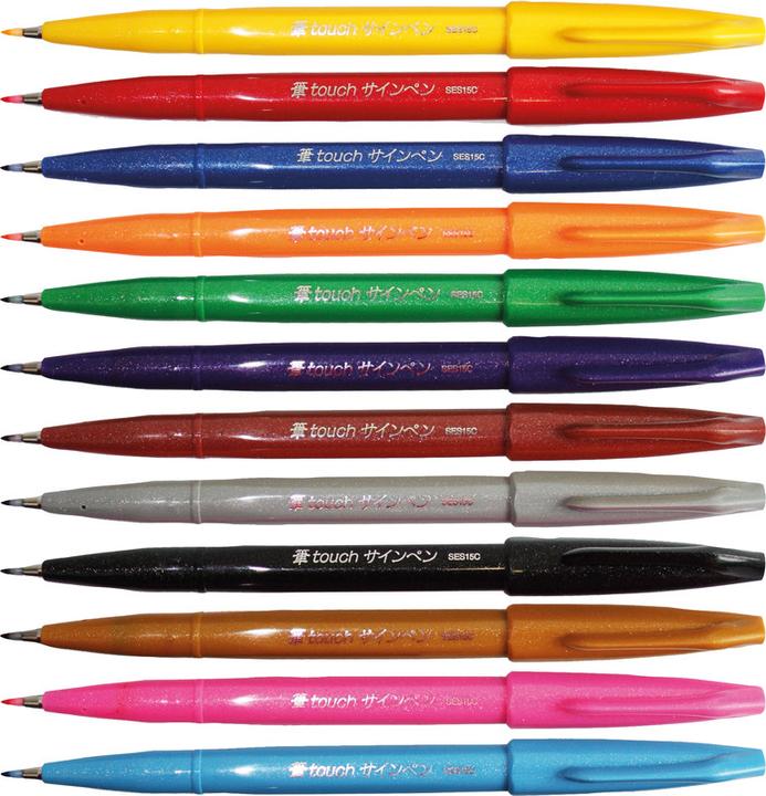 Produktbild Pentel Brush Sign Pen (Koralle-Orange, 1 x)