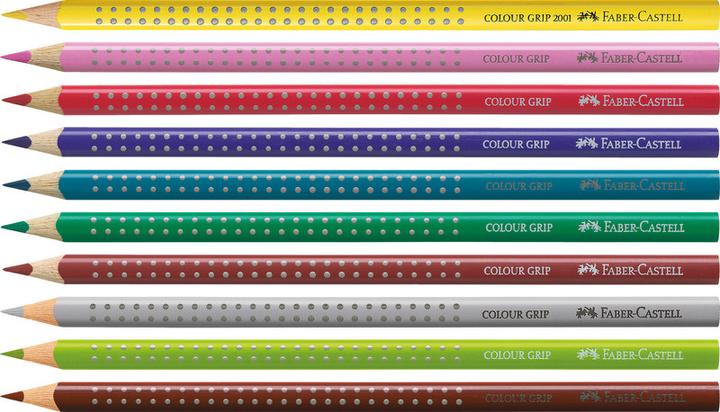 Actual product image Faber-Castell Colour Grip 2001 color pencil (Red, 1 x)