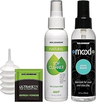 Produktbild Doc Johnson Vibrating Dual Density Starter Set Caramel