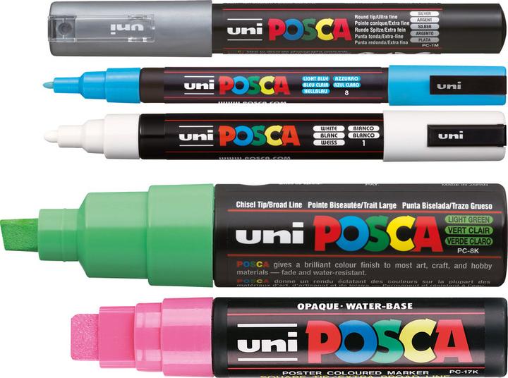 Actual product image Posca Marker PC-17K rectangular tip (Rose, 15 mm, 1 x)
