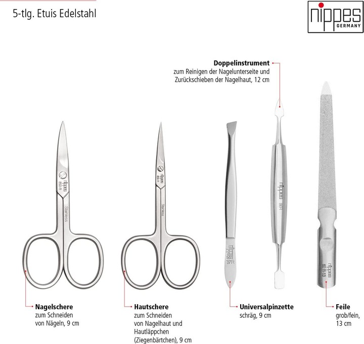 Actual product image Nippes Maniküre Set Leone (5-teilig)