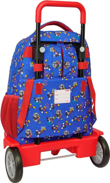 Actual product image Mickey Mouse Club House Schulrucksack mit Rädern Mickey Mouse Clubhouse Today Blau 33 x 45 x 22 cm (22 l)