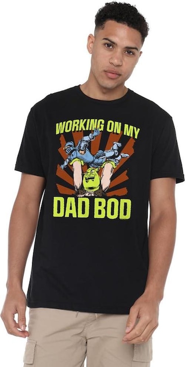 Actual product image Shrek Mens Working On My Dad Bod T-Shirt (3XL)