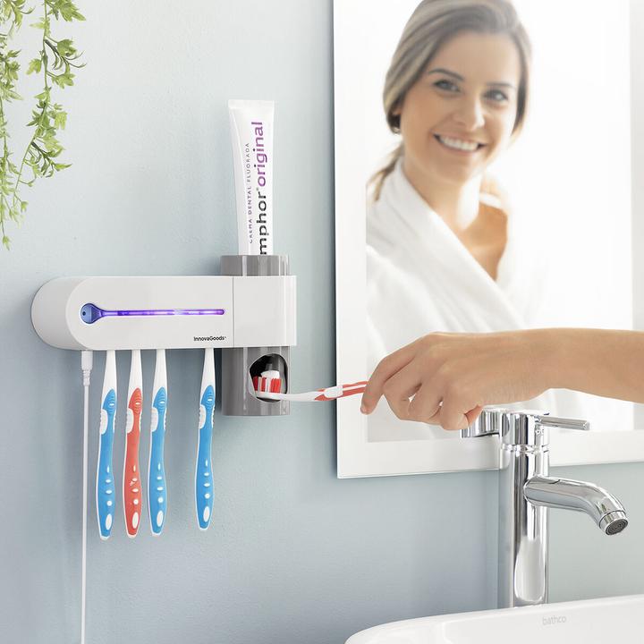 Actual product image InnovaGoods Zahnbürstenhalter mit UV-Sterilisation