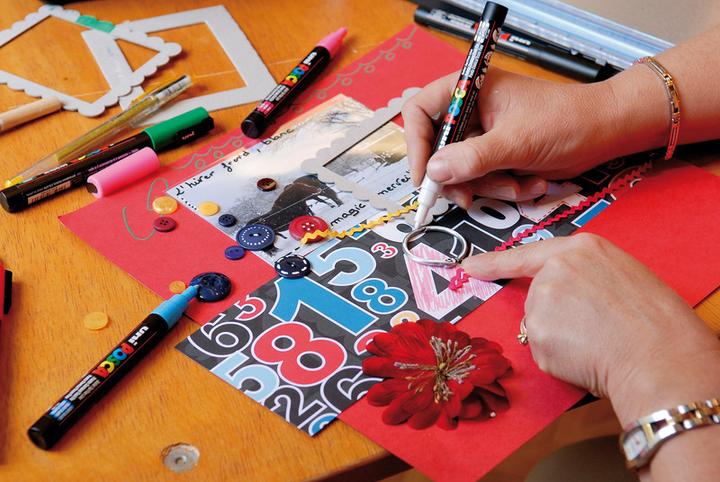 Image du produit Posca Marker PC-3M Rundspitze (Blanc, 1.30 mm, 1 x)