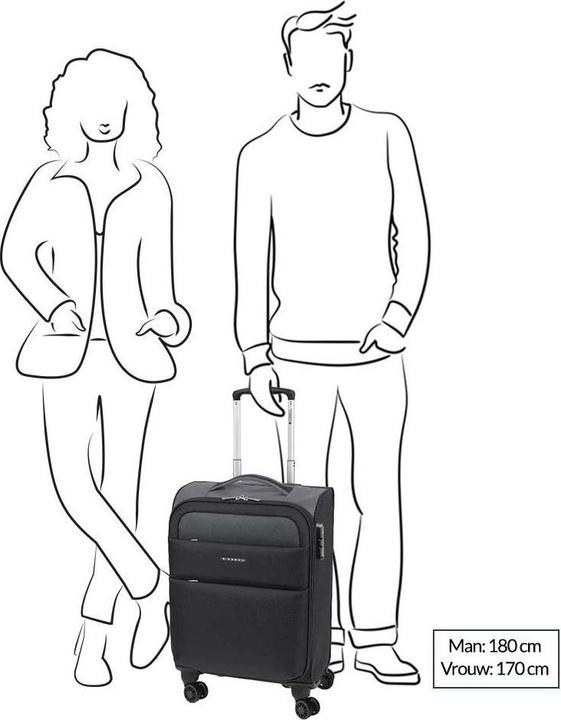 Produktbild Gabol Cloud 4-Rollen Kabinentrolley 55 cm