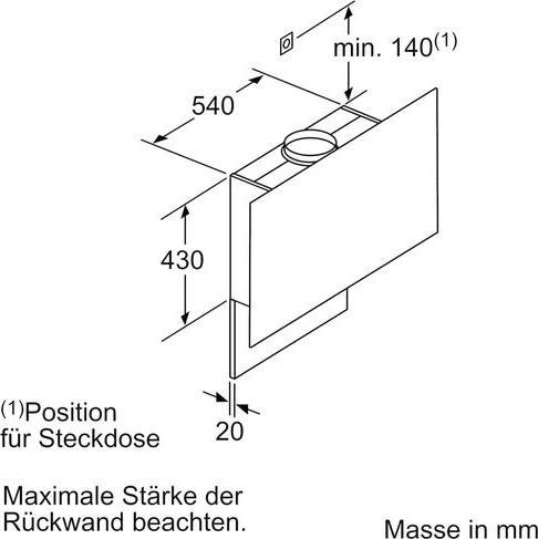 Actual product image Siemens Lc97fvw60 (Wall hood)