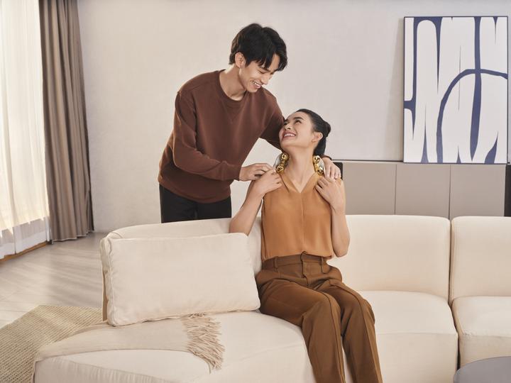 Produktbild SKG Neck Massager H7 ultra-E - Golden (golden massage heads)