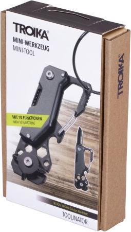 Image du produit Troika Couteau de poche Toolinator 10 fonctions Noir (0.85 cm)
