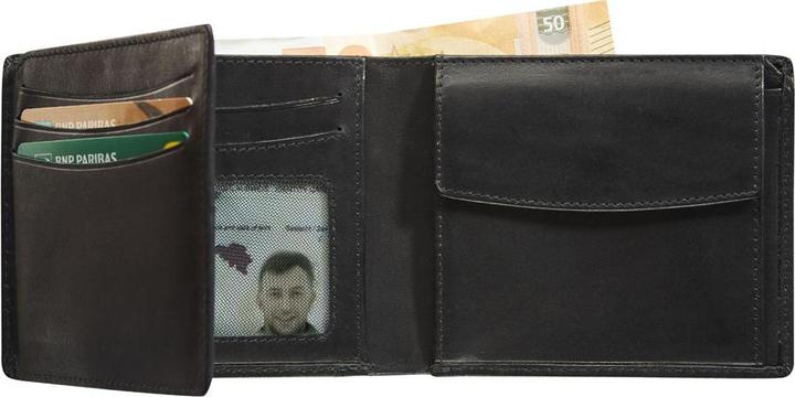 Actual product image Maverick Urban Classic porte-dollar cuir RFID - noir