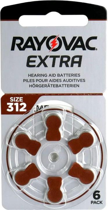 Rayovac PR41/312A (6 Stk., Gerätespezifisch, 180 mAh)