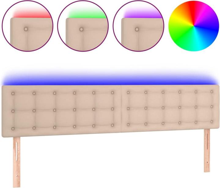 Produktbild vidaXL LED Kopfteil (200 x 5 x 88 cm)