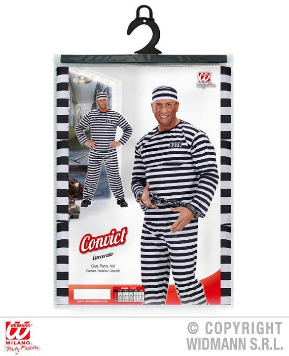 Actual product image Widmann Convict costume (M)