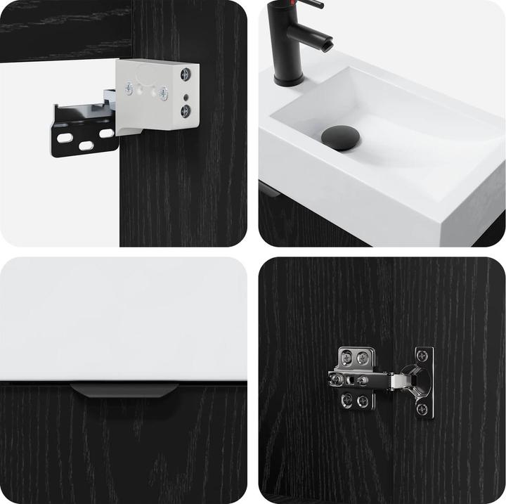 Produktbild vidaXL Badezimmerschrank (45.50 x 22.50 x 84 cm)