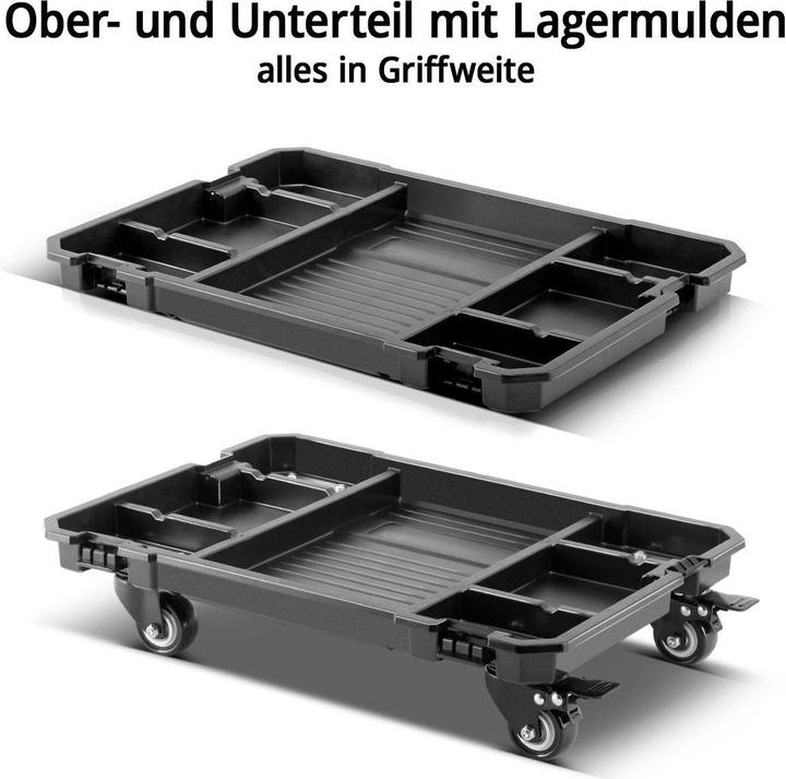Actual product image Stahlwerk Toolbox set 5 in 1 system box tool box tool case tool box (5 pieces)