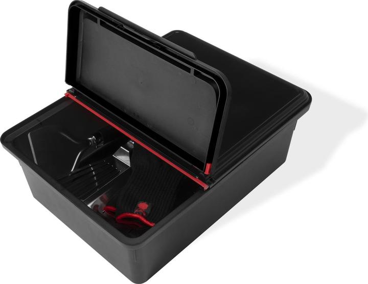 Actual product image Weber Built-in container for side storage