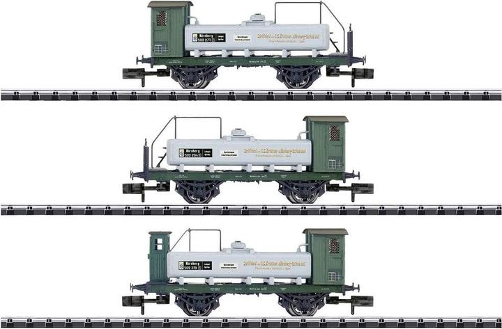 Image du produit MiniTrix 15464 N Coffret de 3 wagons à alcool de la K.Bay.Sts.B (Suivi de l'IIG)