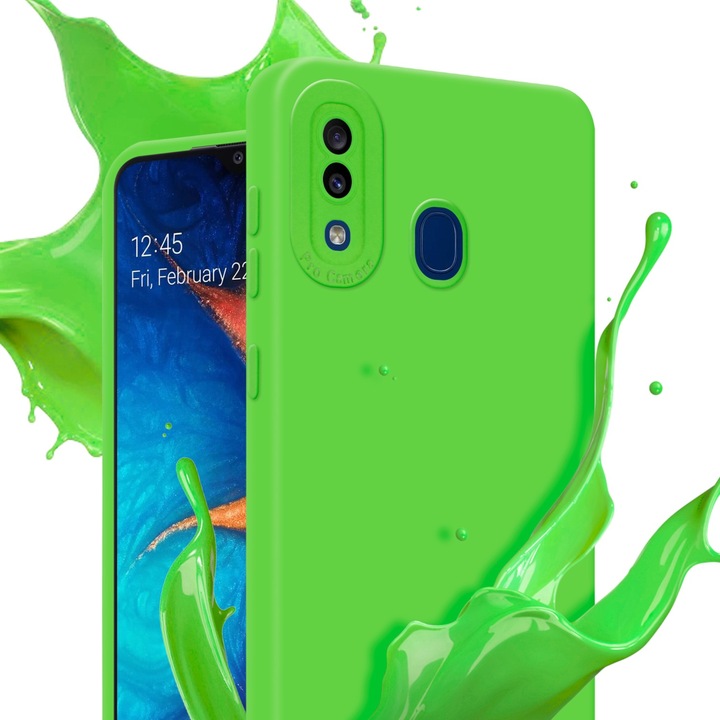 Actual product image Cadorabo Case for Samsung Galaxy A20 / A30 / M10s in TPU Fluid LM162 Style (Samsung Galaxy A20, Samsung Galaxy M10s, TCL A30)