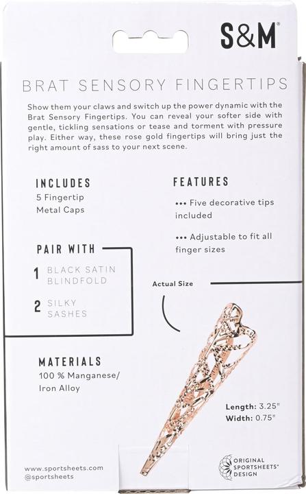 Produktbild Sportsheets Sex & Mischief Brat Sensory Fingertips-(ss92126)