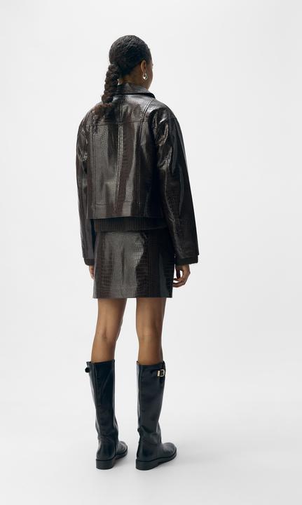 Produktbild Object Kroko Jacke (44)