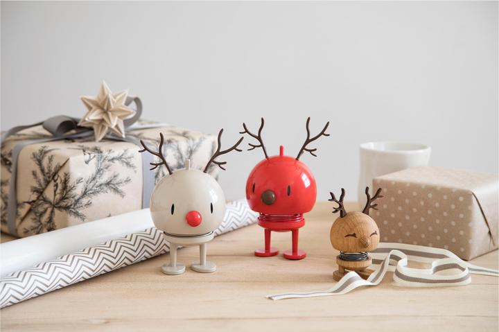 Actual product image Hoptimist Display Bumble Reindeer S, Brown (9 x 7 x 8 cm)