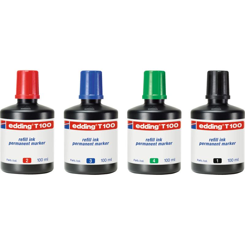 Thumbnail - Edding, Marker, Permanent Marker Tusche (Rot, 1 x)