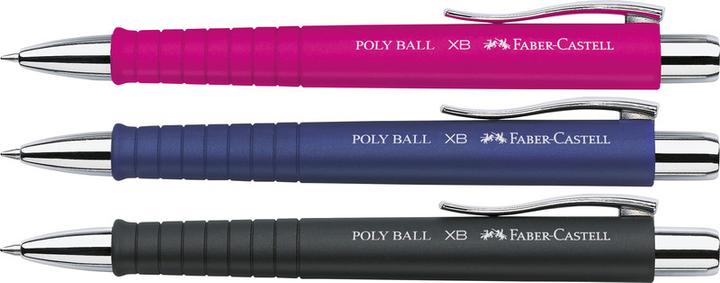 Actual product image Faber-Castell Ballpoint pen Poly Ball XB (Black, 1 x)