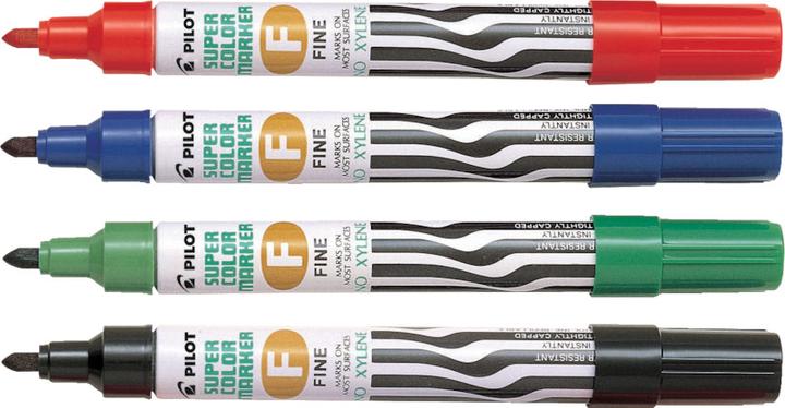 Image du produit Pilot Marqueur permanent Super Color Fine (Vert, 1 mm, 1 x)