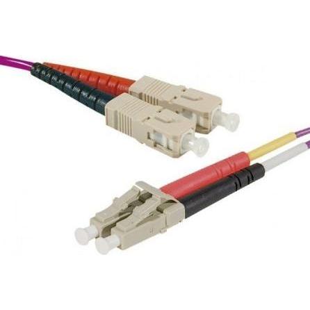 Générique SC-UPC/LC-UPC duplex HD multi OM4 50/125 Fiber patch cable erika - 30 m (30 m) (392809)