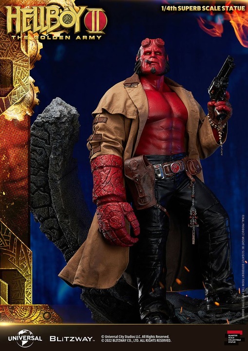 Produktbild Blitzway Hellboy 2 -The Golden Army “Hellboy” 1/4 Statue