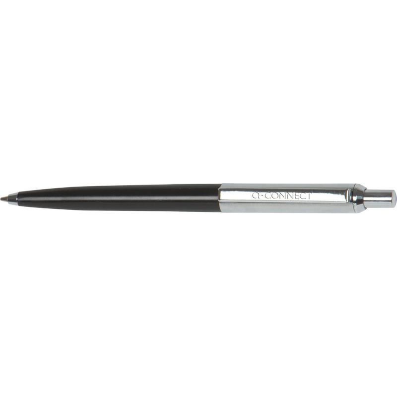 Q-Connect, Schreibstifte, Kugelschreiber Prestige (Schwarz, 1 x)
