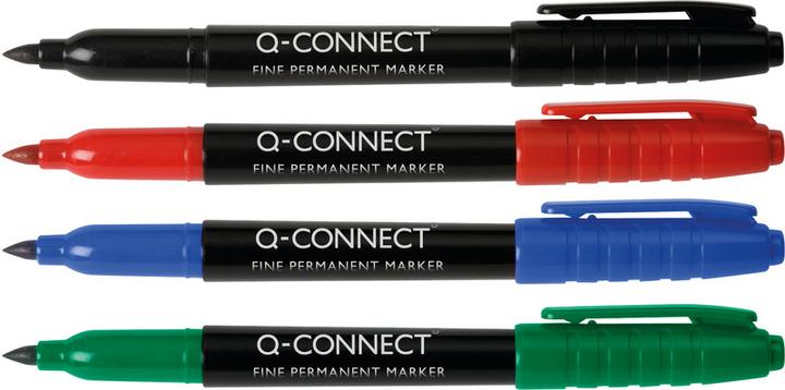 Produktbild Q-Connect Fine Marker (Schwarz, 1 mm, 1 x)