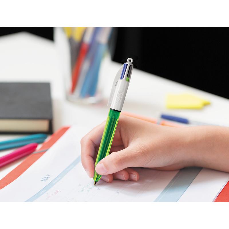 Thumbnail - Bic, Schreibstifte, 4 Colours Fluo (Mehrfarbig, 1 x)