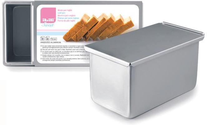 Produktbild Ibili Aluminium-Brotkasten mit Deckel, 19 cm, 2,3 L