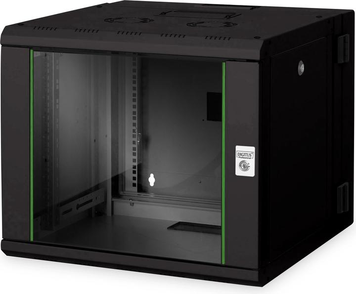 Digitus Wandgehäuse Unique Serie - zweiteilig, schwenkbar (9 HE, 19 Zoll Rack)