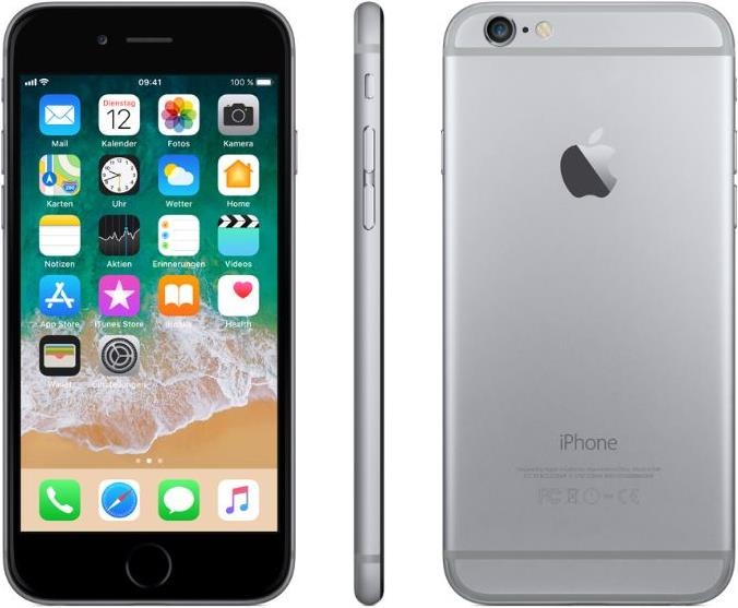 Produktbild Apple iPhone 6 (32 GB, Space Gray, 4.70", Single SIM, 8 Mpx, 4G)