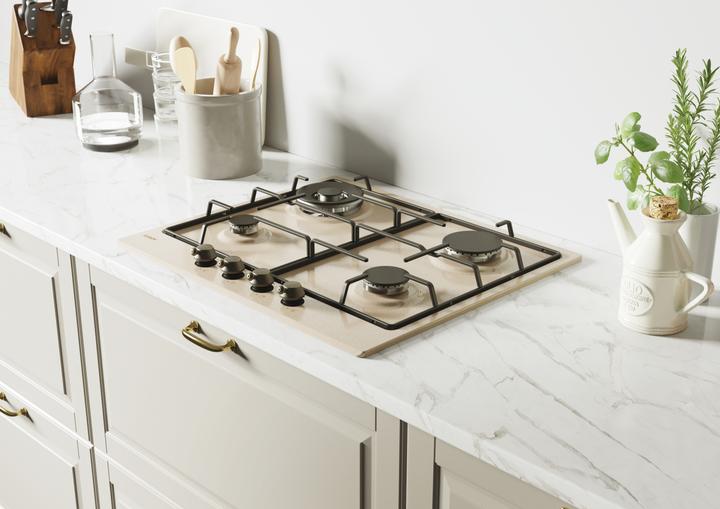 Productafbeelding Candy Classic CHW6BRAV4WGT Inbouw oven 59 cm Gas 4 Kookplaat(en)