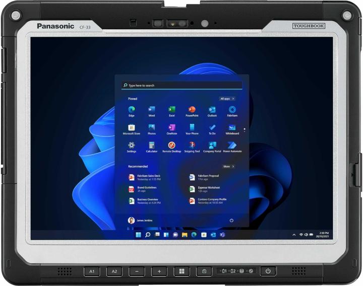 Produktbild Panasonic Tablet Toughbook 33 mk4 512 GB Schwarz/Grau (12", 512 GB, Grau, Schwarz)