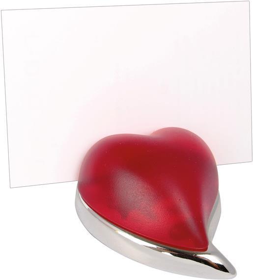 Produktbild Kartenhalter Herz (7 x 4 cm)