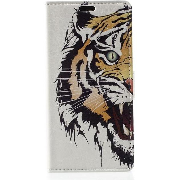 MU Style Leder Bookcover Image II Series (Nokia 5.1 Plus), Smartphone Hülle, Mehrfarbig